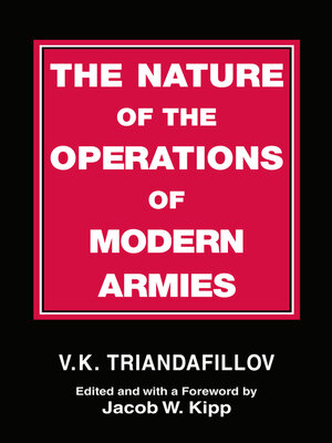 cover image of The Nature of the Operations of Modern Armies